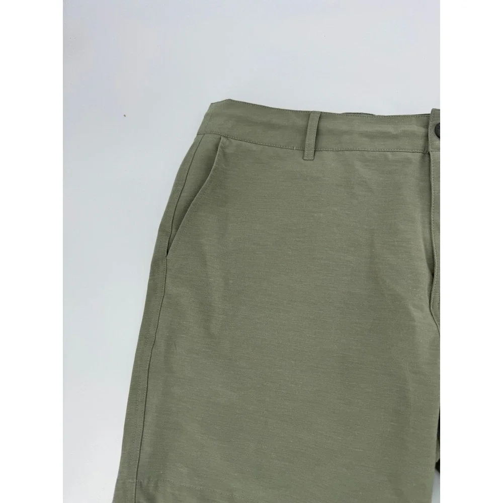 Faherty All Day Shorts Mens 36 Olive Green 7